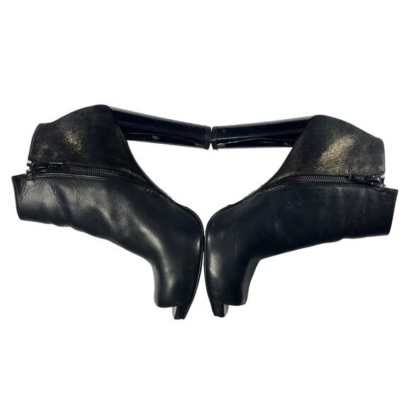 Stuart Weitzman Leather peep-toe ankle boots - Picture 5 of 10